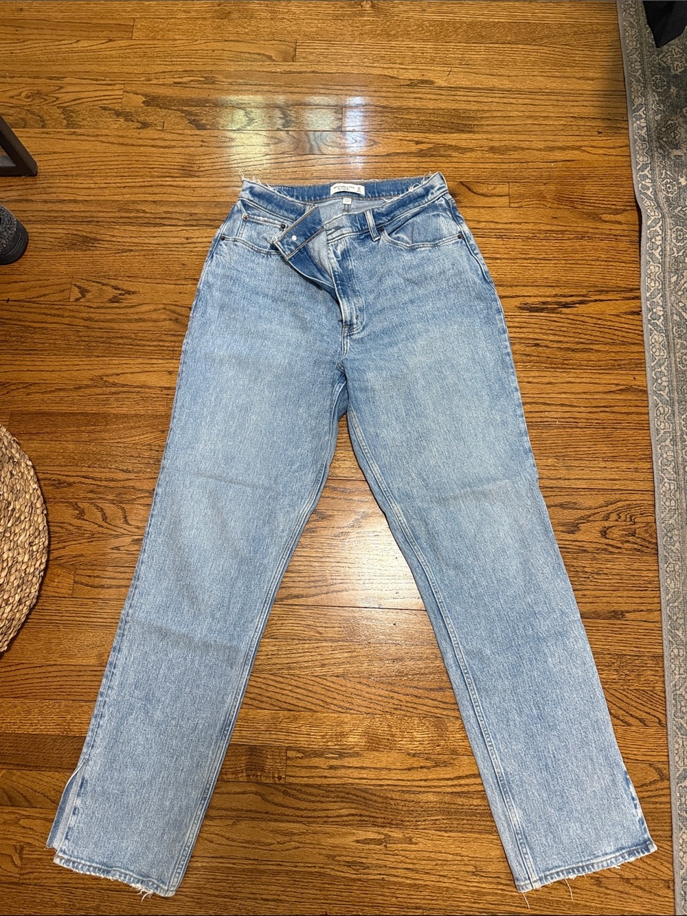Abercrombie & Fitch Light Blue Straight Leg Women’s Jeans